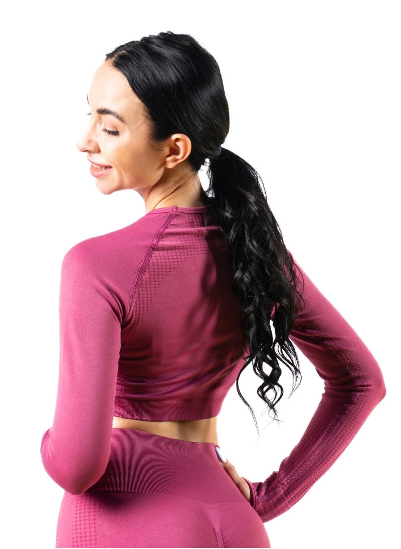 Bernessi Long sleeve pink magenta  - Image 2