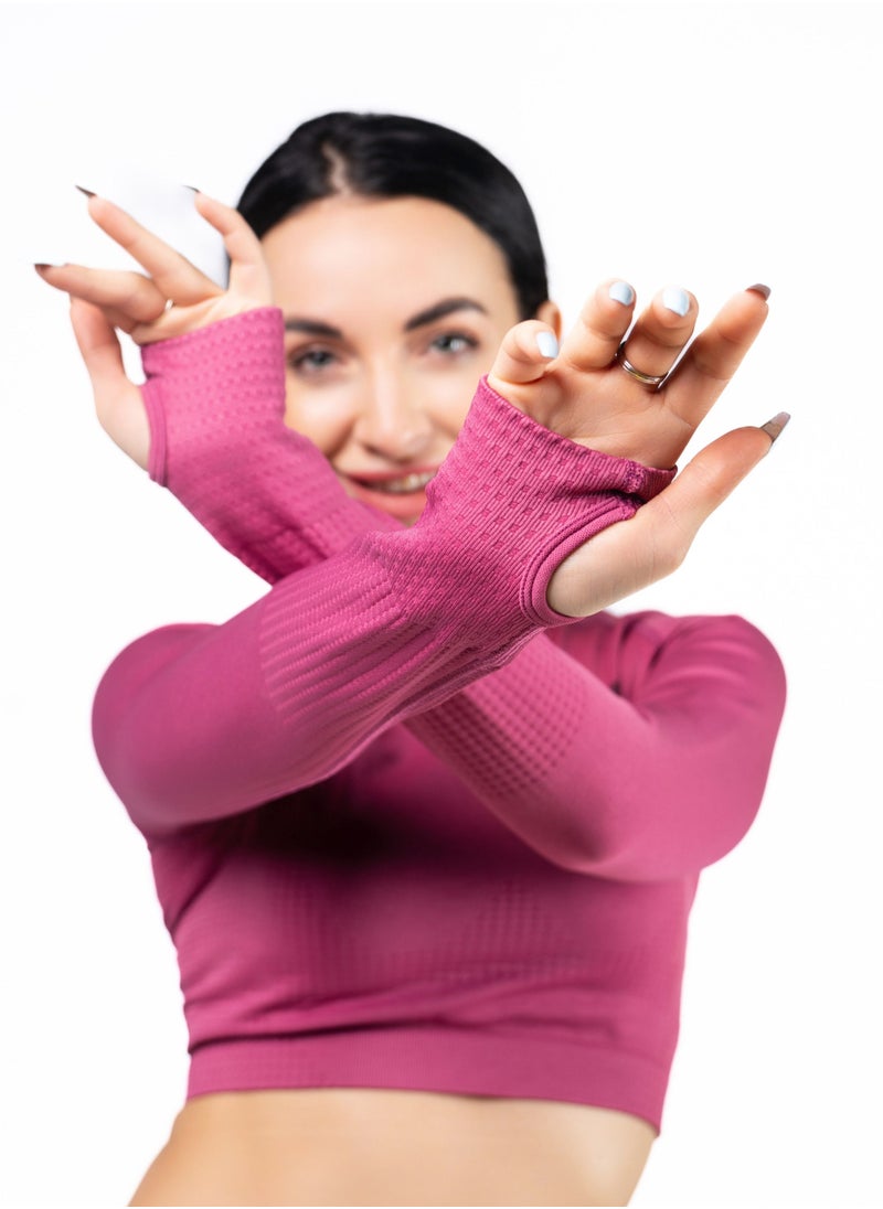 Bernessi Long sleeve pink magenta  - Image 3