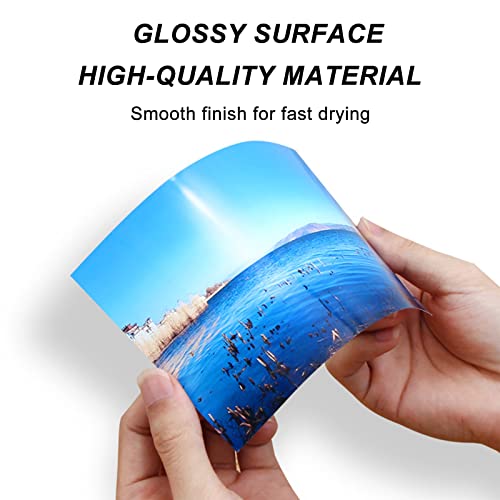 ESHANG Glossy Photo Paper, 3.5 x 5 Inch, 100 Sheets, 200 gsm, 100-Count Pack - Image 3
