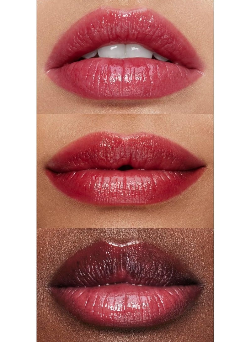 إلف قلم تكبير الشفاه إلف باوت كلاوت، مرطب شفاه مغذي للون شفاف ولمعان، يملأ الشفاه ويرطبها، نباتي وخالٍ من القسوة، أحمر ماي مايند - Image 4