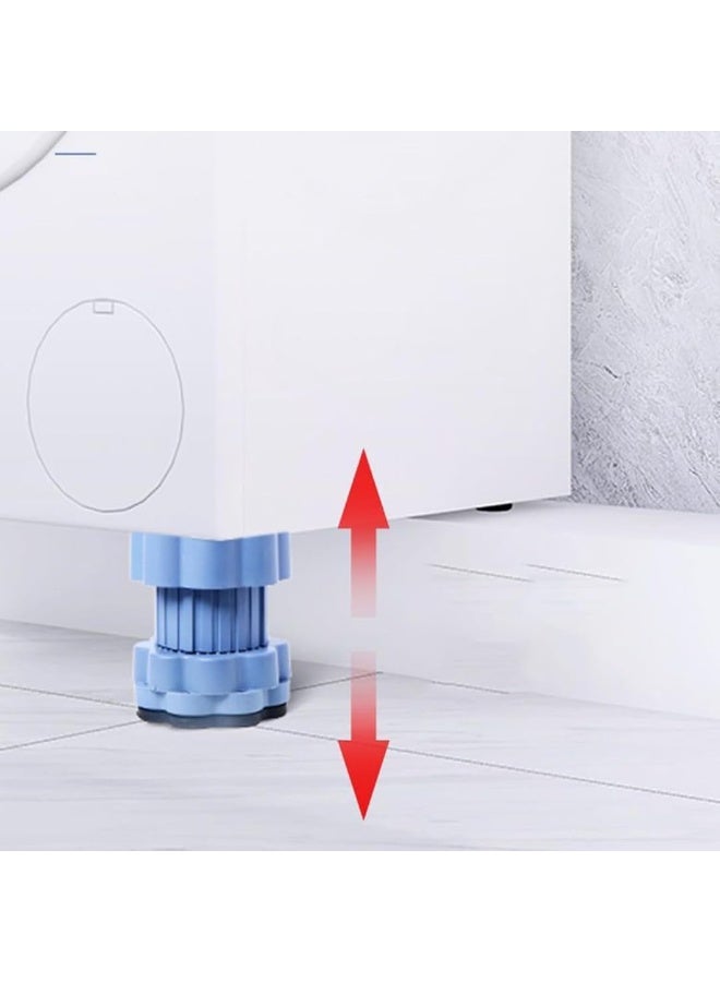 Anti Vibration Washing Machine Feet Pads 4 Pack Noise Reducing Non Slip Washer Foot Pads Shock Absorbing Rubber Floor Protectors for Washing Machine Dryer Refrigerator Furniture Stability - Image 4