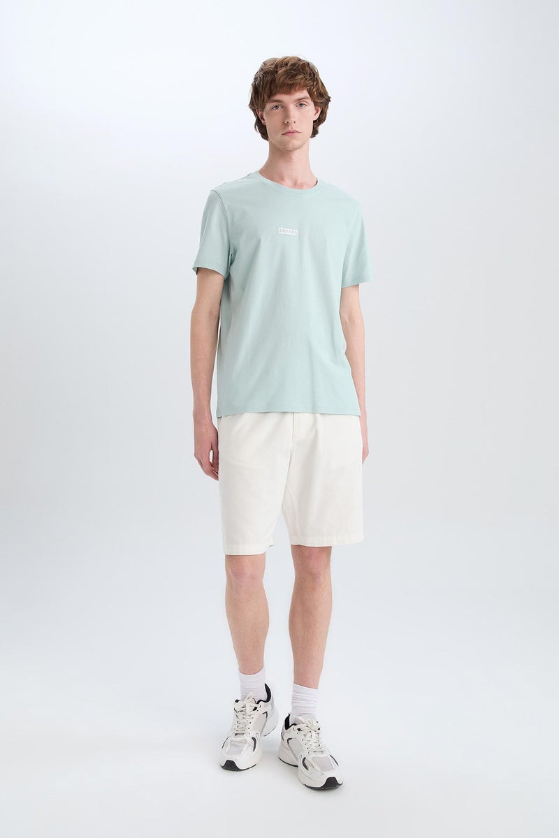 DeFacto Man Regular Fit Cotton Bermuda  - Image 3