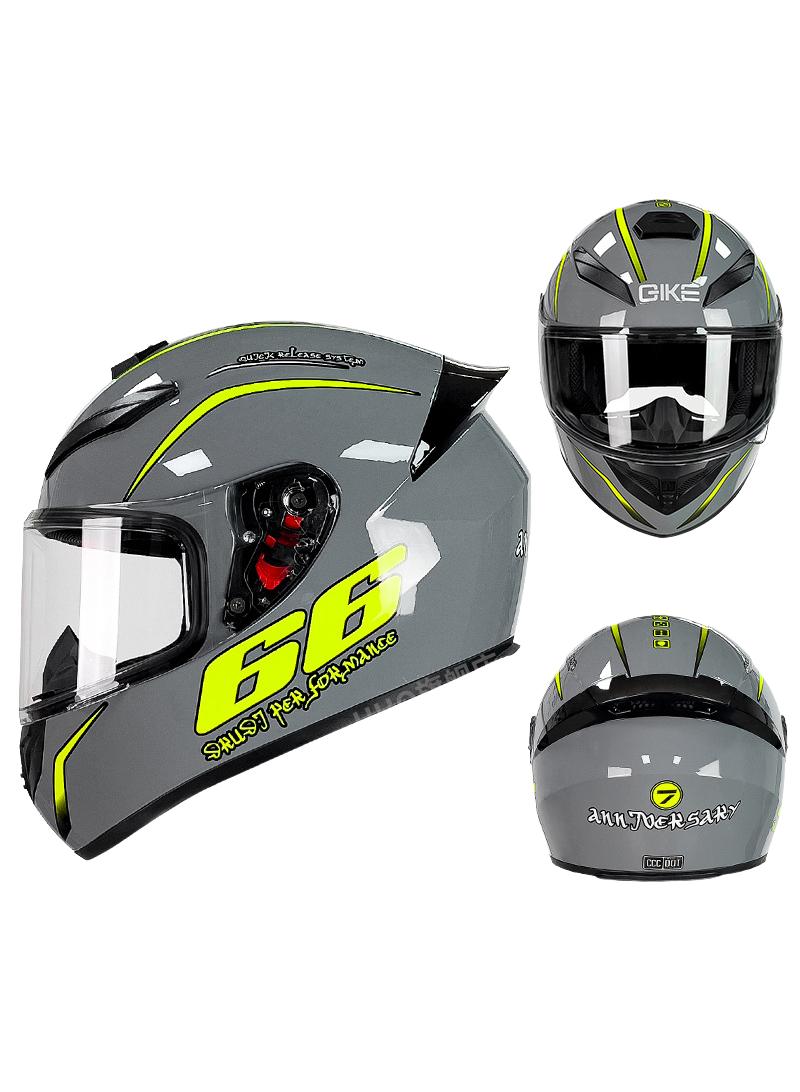 general Full Face Motorbike Helmet Motorcycle Adult Rider Biker Sports Crash Helmet - Image 1