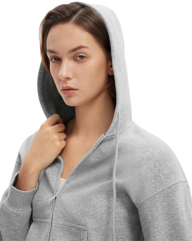 SUUKSESS Womens 2 Piece Sweatsuits Outfits Zip Up Hoodie Tracksuit Straight Wide Leg Sweatpant Lounge Matching Sets - Image 3
