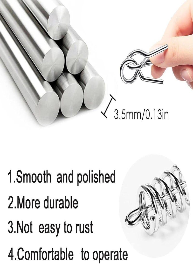 GGOOT Puzzle Games Toy Advent Calendars 2022, 24 Days Christmas Countdown Calendar Reusable, Metal Wire Puzzle Toy Set for Kids Adults, IQ Test Mind Game Brain Teaser Magic Trick Toy, Unlock Challenge Game - Image 3