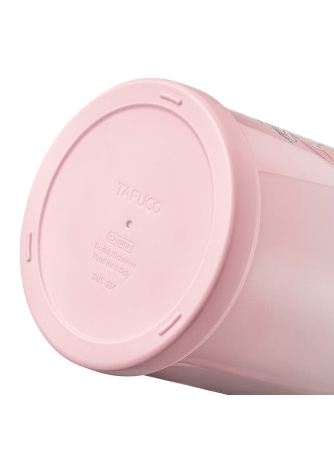 Tafuco Insulated Lunch Box, Stainless Steel Vacuum Insulated Pot, Four-layer Thermal Container, Student Bento Box, 2.3l, Pink T5606 - Image 5