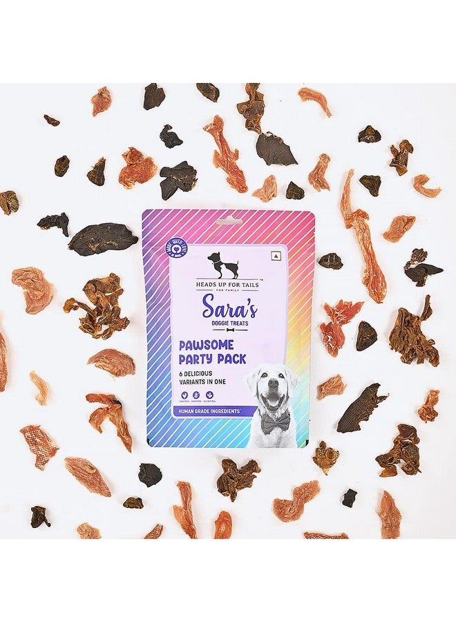 Heads Up For Tails Sara's Party Pack - an Assortment of Sara’s Treats - 200gm | No Preservatives | No Artificial Colours Added | Grain-Free | 100% Natural and Farm Fresh Ingredients | Dogs Treats - Image 4