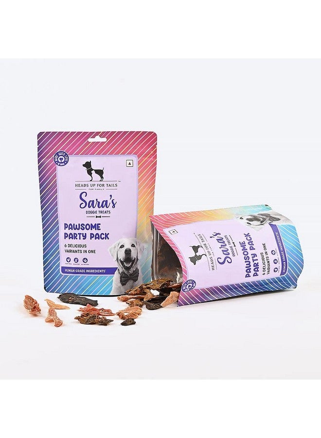Heads Up For Tails Sara's Party Pack - an Assortment of Sara’s Treats - 200gm | No Preservatives | No Artificial Colours Added | Grain-Free | 100% Natural and Farm Fresh Ingredients | Dogs Treats - Image 3