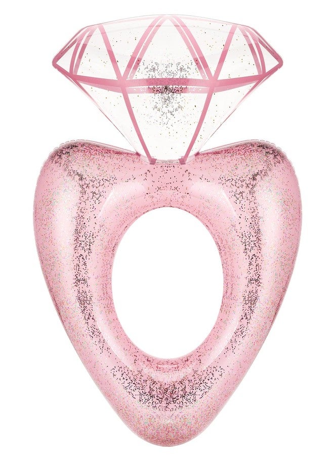 MoKo Inflatable Pool Floats for Adults, Clearance Bachelorette Party Decorations Heart Shaped Swim Ring Summer Swimming Tube Water Fun Beach Wedding Pool Toys Swimming Circle - Image 1