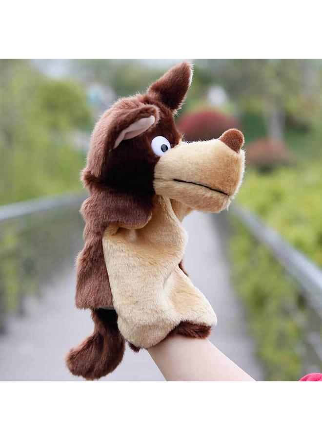 Bluejw Hand Puppet Plush Toy Kindergarten Story Props Wolf Hand Puppet Parent-child 21 Years New Comfort Doll - Image 3