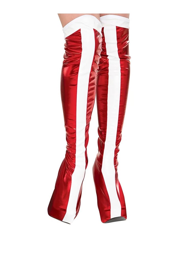 Rubies DC Comics: Wonder Woman Boot Tops for Adults, Women's One Size - Image 4