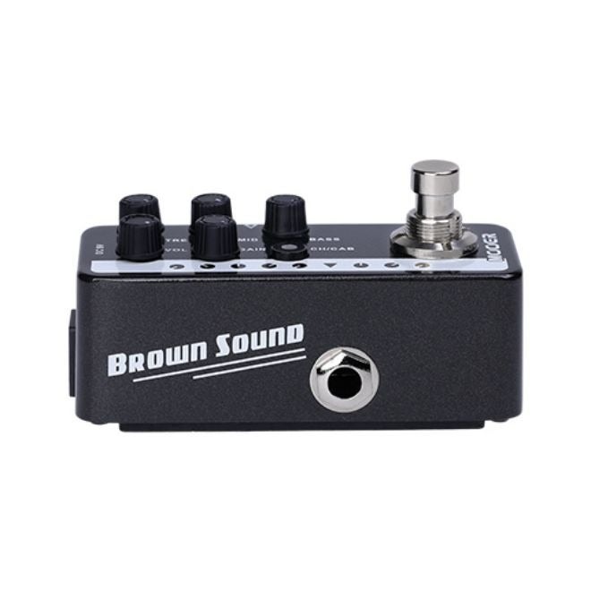 MOOER M015 Brown Sound Micro Preamp Pedal, Modelled after Peavey 5150 MKⅠ, Dual Channel Amp Simulator With Built-in Cabinet  Simulation - Image 2