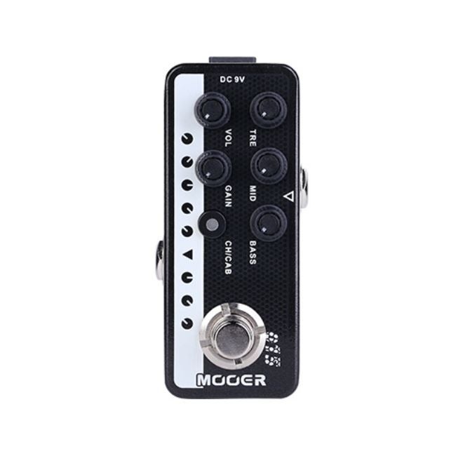 MOOER M015 Brown Sound Micro Preamp Pedal, Modelled after Peavey 5150 MKⅠ, Dual Channel Amp Simulator With Built-in Cabinet  Simulation - Image 1