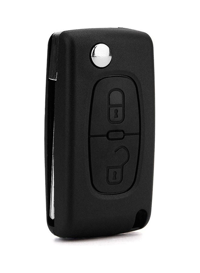 MUNTAQI Car Replacement Flip 2 on Auto Key Shell Case Cover for Peugeot 207 307 Black 20*10*20cm - Image 3