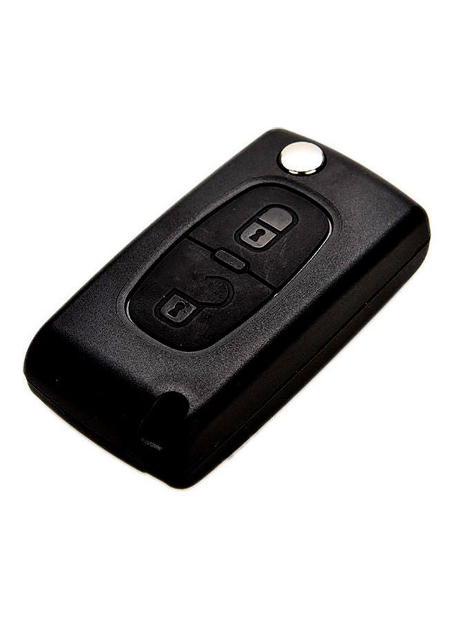 MUNTAQI Car Replacement Flip 2 on Auto Key Shell Case Cover for Peugeot 207 307 Black 20*10*20cm - Image 5
