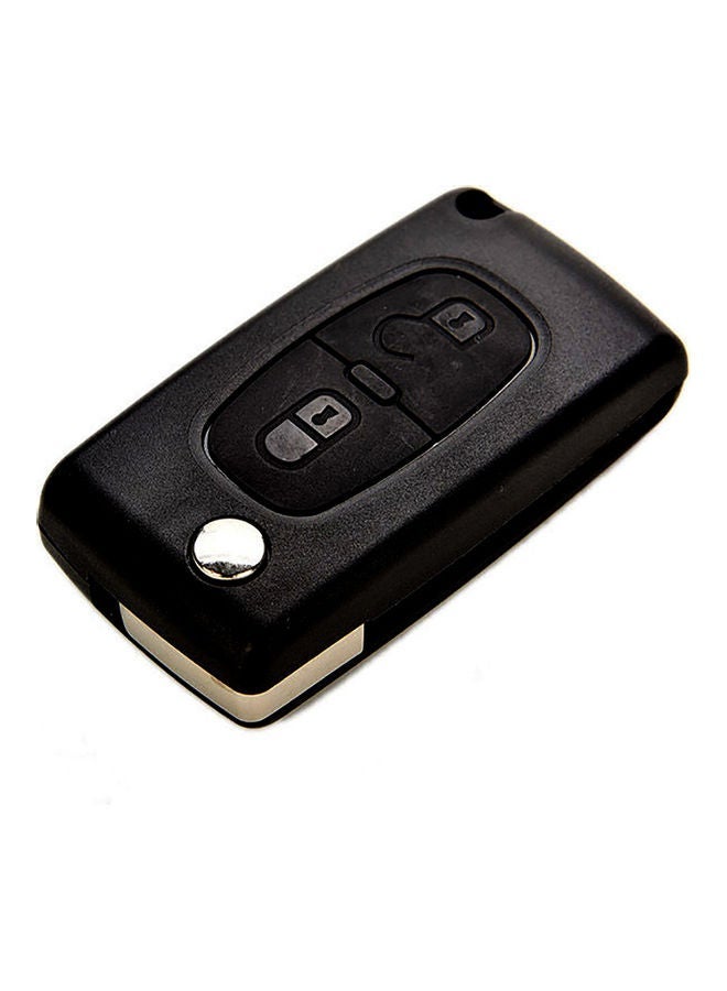 MUNTAQI Car Replacement Flip 2 on Auto Key Shell Case Cover for Peugeot 207 307 Black 20*10*20cm - Image 4