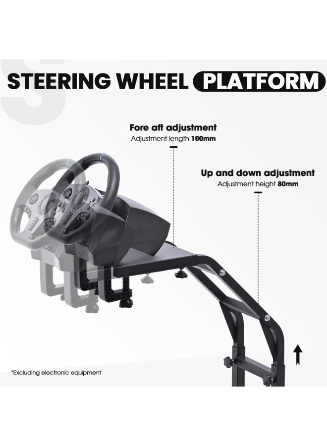 Dardoo Universal Racing Simulator Cockpit with Adjustable Seat | for Logitech G29/G920/G923 & Thrustmaster T300RS/T500RS/TX | Sim Racing Cockpit Frame Only - Image 4