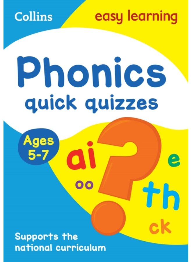 Phonics Quick Quizzes Ages 5 7 Ideal for Home Learning - Paperback