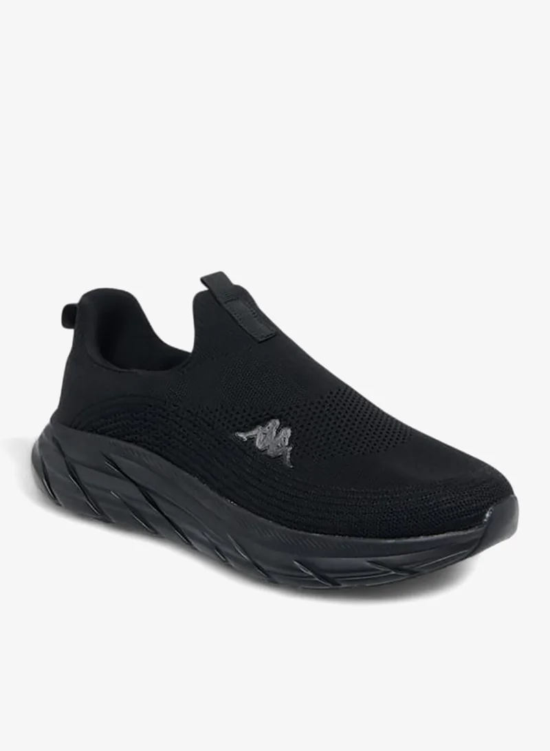 Kappa BLACK Textured Slip-On School Sports Shoes for Men | Best Price UAE