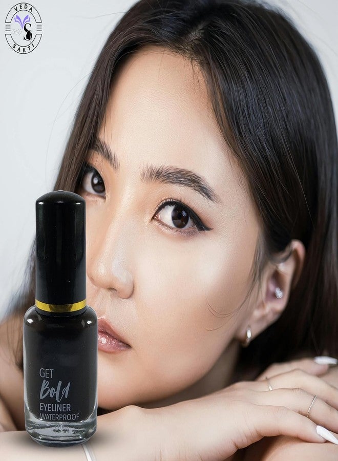 Bold Byte مجموعة ماسكارا وكحل عيون | عبوة من قطعتين - ماسكارا ماجيكلاينر سائلة (7.5 مل) + كحل عيون جل مطفي (7 مل) | مكياج عيون مقاوم للماء، لا يتلطخ، سريع الجفاف، ويدوم طويلاً للنساء والفتيات - Image 2