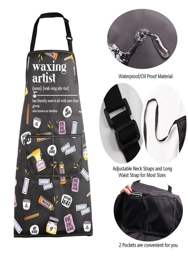 MBMSO Waxing Artist Gifts Esthetician Waxing Apron for Waxing Lovers Cosmetologist Apron Skin Care Gifts Wax Specialist Gifts (Wax Artist Apron-b) - Image 5
