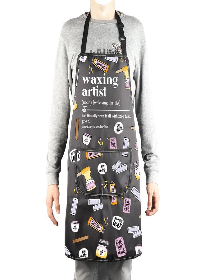 MBMSO Waxing Artist Gifts Esthetician Waxing Apron for Waxing Lovers Cosmetologist Apron Skin Care Gifts Wax Specialist Gifts (Wax Artist Apron-b) - Image 4