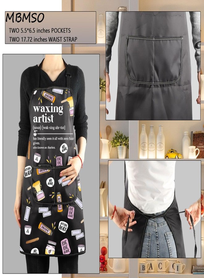 MBMSO Waxing Artist Gifts Esthetician Waxing Apron for Waxing Lovers Cosmetologist Apron Skin Care Gifts Wax Specialist Gifts (Wax Artist Apron-b) - Image 3