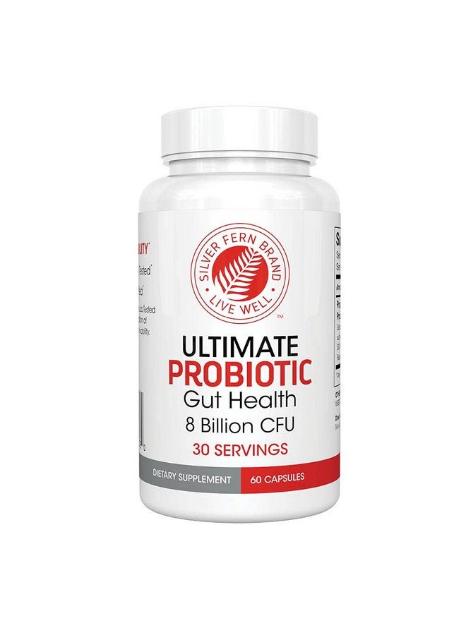 Silver Fern Ultimate Probiotic Supplement Vegicaps Daily Metabolic Restoration Proven Survivability Dna Verified Multistrain Bacillus Probiotic Capsules 1 Bottle 60 Capsules - Image 1