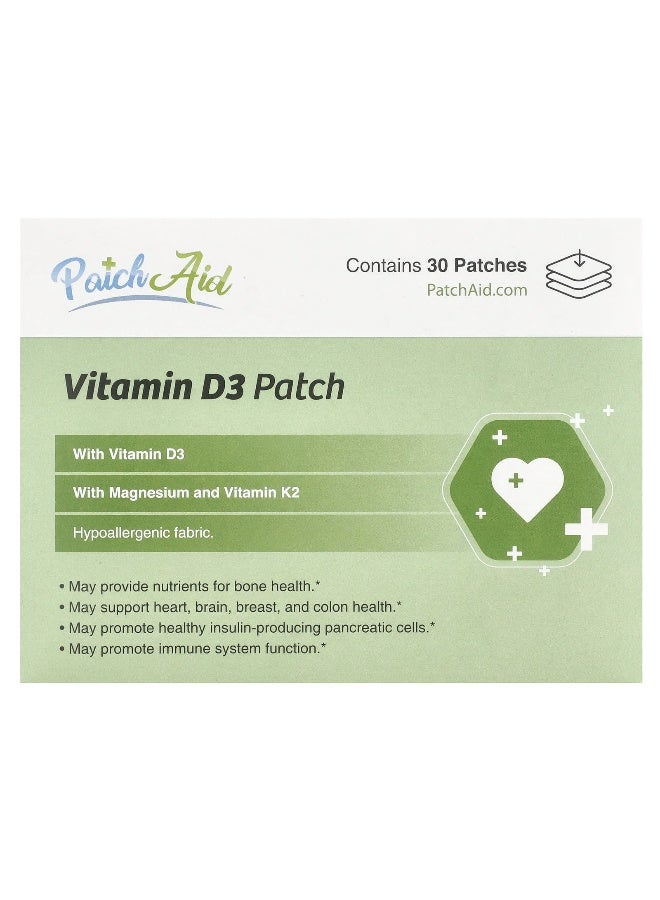 PatchAid PatchAid, Vitamin D3 Patch, 30 Patches  - Image 1