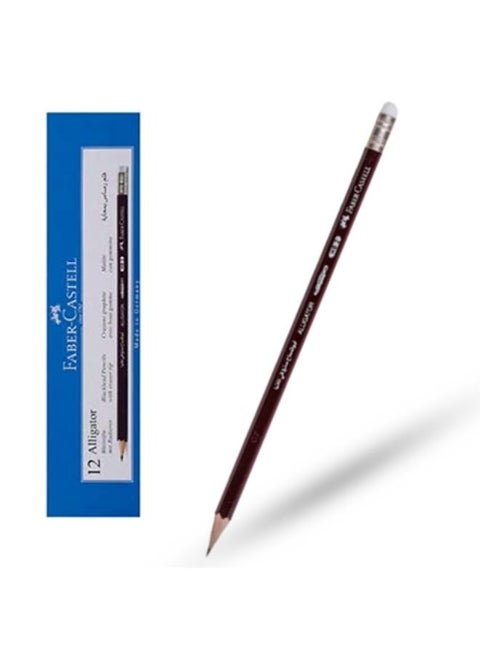 FC Blacklead Pencil Alligator w/Rub bx/12