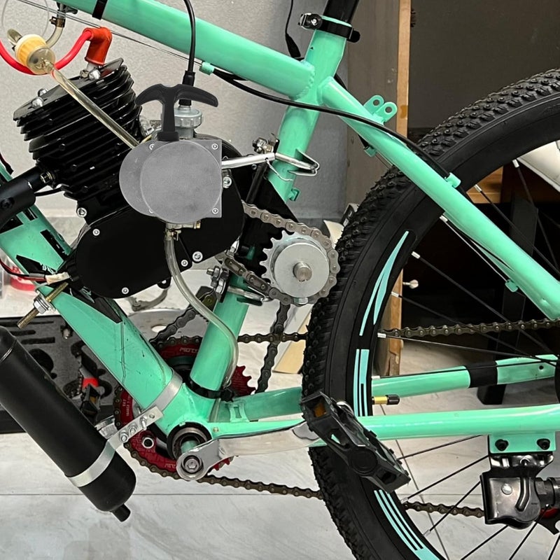 مجموعة بداية الشغل بالسحب من سبيكة ABOOFAN لمحركات الاحتراق الداخلي ذات السعة 50cc و60cc و80cc ذات الضربتين، بديل لمحركات البداية بالانكماش المعدني، مناسبة للدراجات الرياضية الصغيرة والدراجات الكهربائية، محرك الدراجة النارية متين. - Image 3