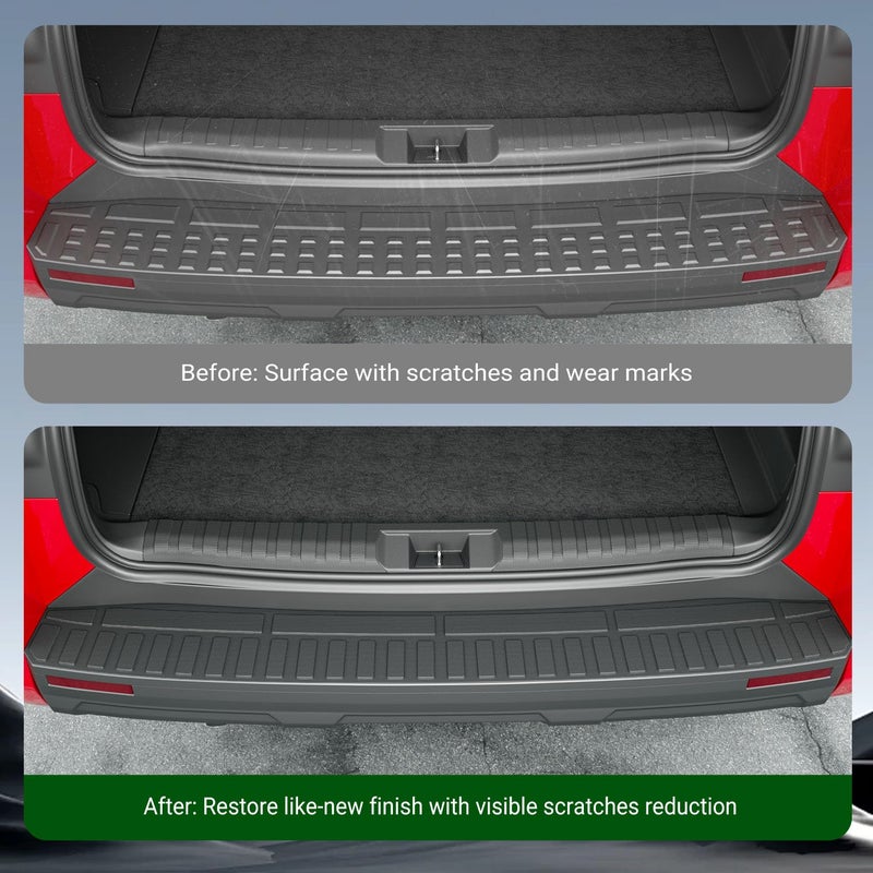 xipoqix Rear Bumper Protector Compatible with 2025 2026 Toyota 4Runner Rear Bumper Guard TPE Trunk Sill Protector Replacement for 2025 2026 Toyota 4Runner Accessories - Image 3