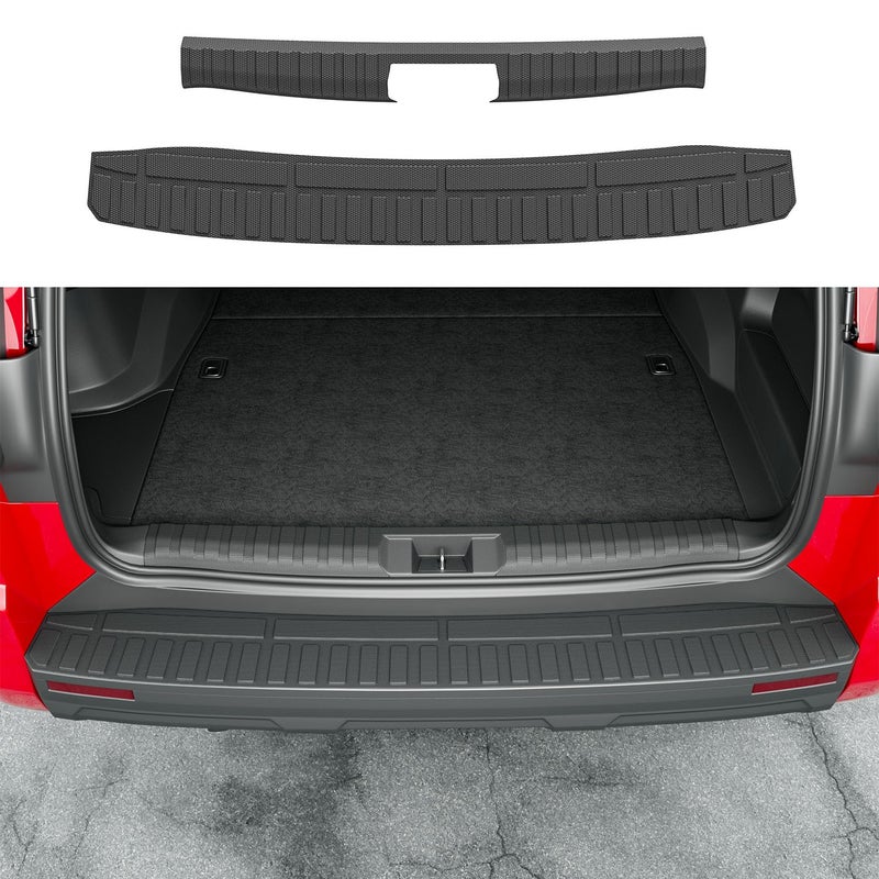 xipoqix Rear Bumper Protector Compatible with 2025 2026 Toyota 4Runner Rear Bumper Guard TPE Trunk Sill Protector Replacement for 2025 2026 Toyota 4Runner Accessories - Image 1