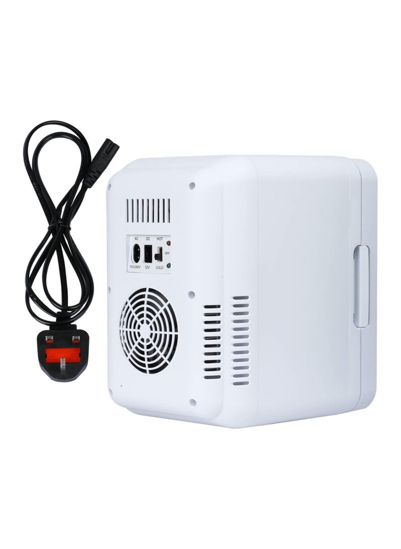 Dubkart - 8L Mini Fridge, Travel Refrigerator with AC/DC Portable Thermoelectric Cooler and Warmer, Portable Personal Refrigerator for Food, Drinks, Skincare, Medications, Great for Office, Bedroom, Dorm, Car - Image 1