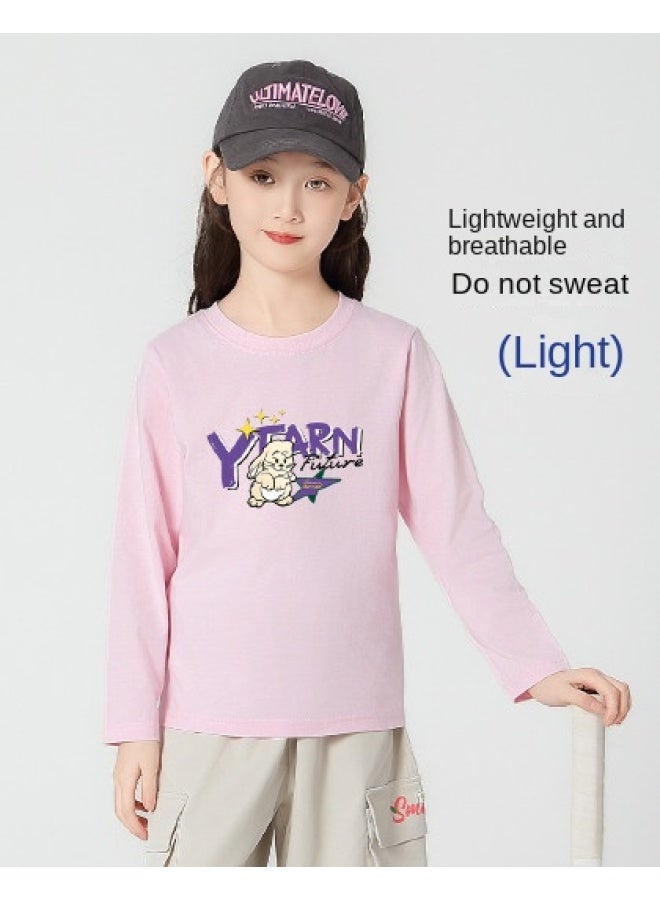 Badibadi Boys T-shirt, Cotton Spring/autumn Style, Mid-to-large Boys' Round Neck Breathable Long Sleeve Top, Running Shirt, Cool And Comfortable - Image 1