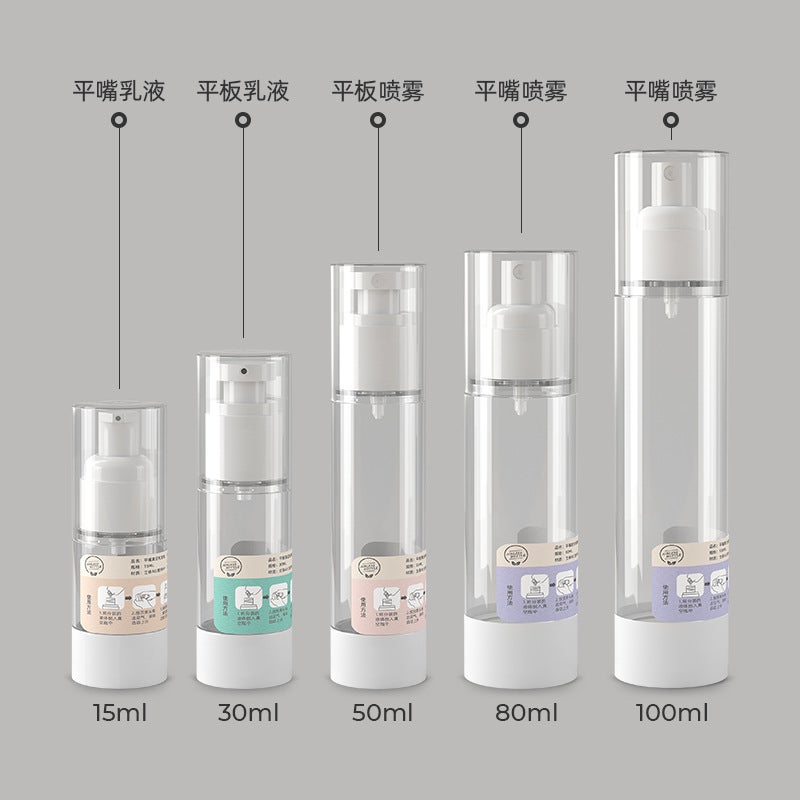 15Ml-100Mlas Vacuum Bottle Sunscreen Spray Bottle Press Lotion Bottle Cosmetic Sub-Bottle Spray Bottle - Image 3
