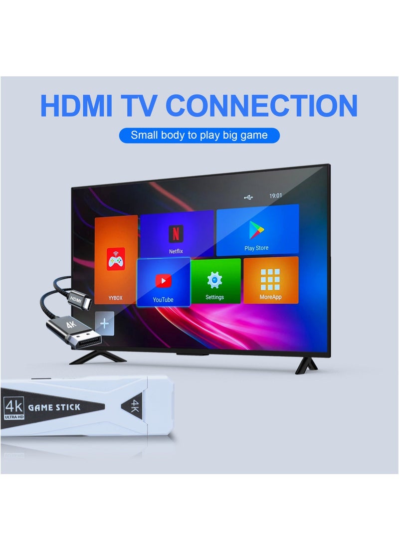 Ampown U10 Video Game Console 64G Built-in 10000 Games Retro Handheld TV Game Console Wireless Controller Game Stick For PS1/GBA/GB - Image 5