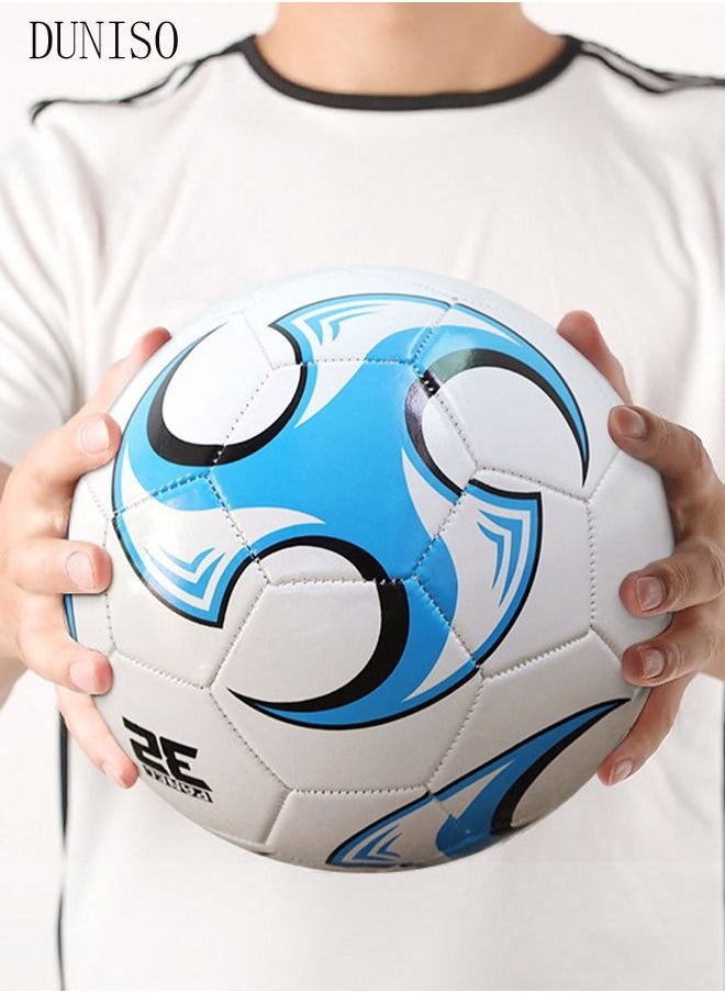 DUNISO Soccer Ball Size 5 High Quality Football For Training Playing Waterproof And Wear Resistant Football for Official Matches With Air Pump Net Bag And Ball Needles Indoor Outdoor Game Soccer Ball  - Image 3