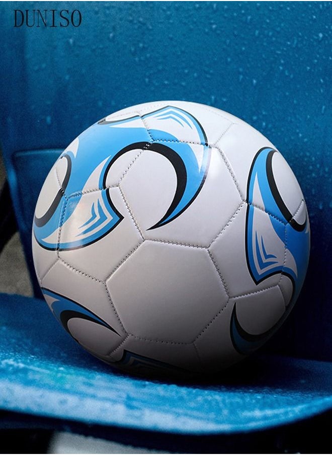 DUNISO Soccer Ball Size 5 High Quality Football For Training Playing Waterproof And Wear Resistant Football for Official Matches With Air Pump Net Bag And Ball Needles Indoor Outdoor Game Soccer Ball  - Image 5
