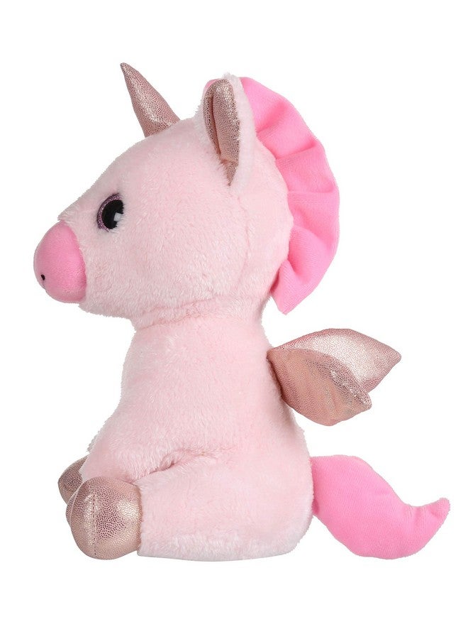 Mirada Enchanting Pink Unicorn Soft Toy for Girls/Kids | Floppy and Glittery with Sparkling Horn | Soft Stuffed Plush Animal | - 25cm - Image 3