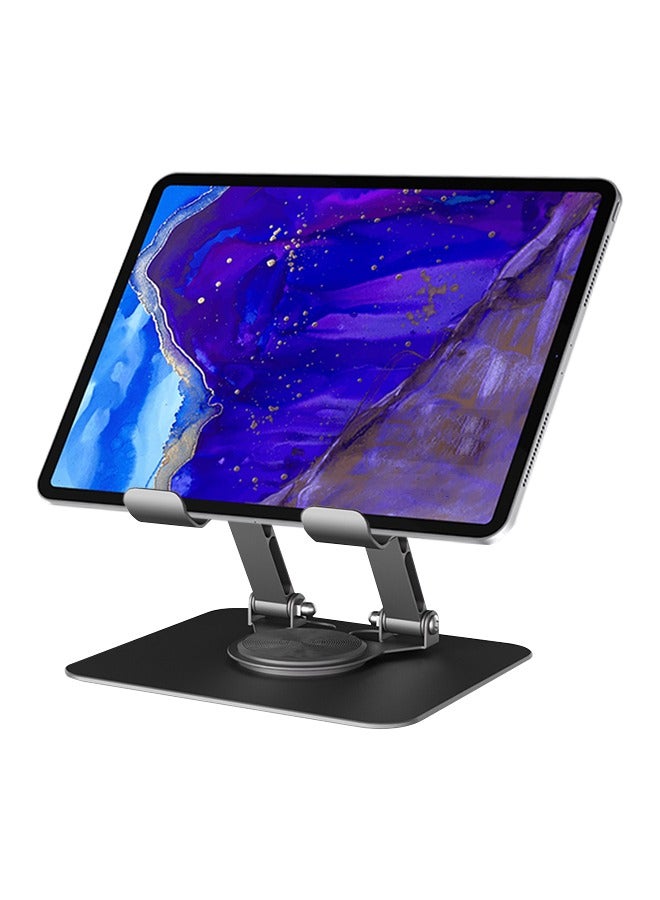 Sturdy Laptop Stand, 360° Adjustable Tablet Holder with Anti-Slip Silicone, Suitable for Reading, Watching Movies and Video Calls  - Image 1