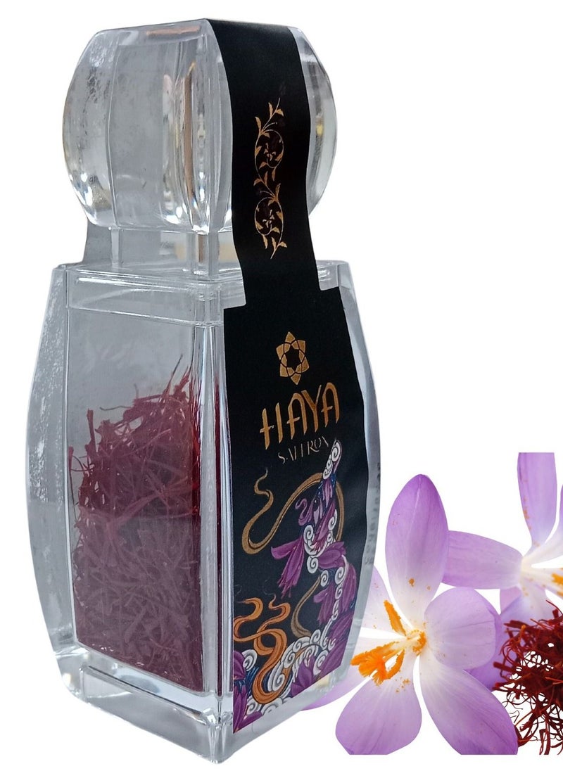 Haya's Closet - Haya Pure Iranian Saffron 3 Gram Original Organic Persian Saffron Red Threads With Super Neign - Image 1