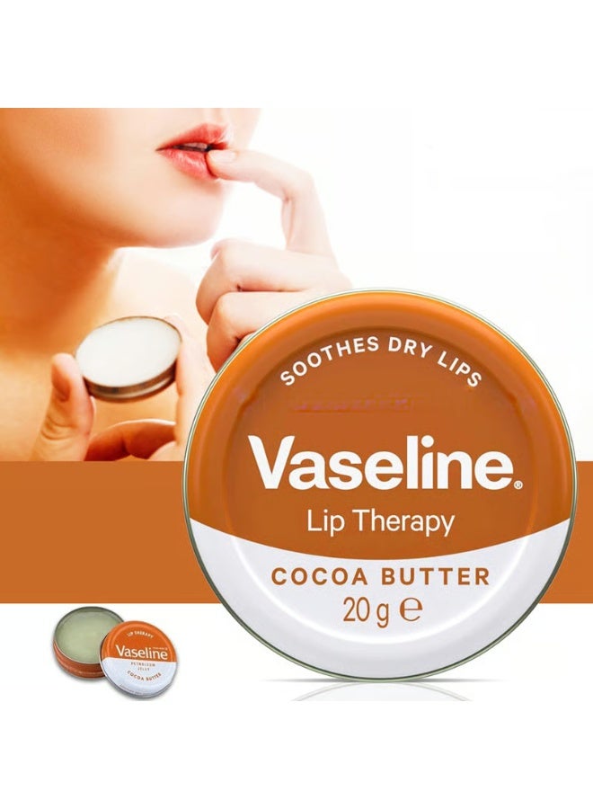 Vaseline Lip Therapy Cocoa Butter – 3-Pack Moisturizing Lip Balm for Dry Lips – 20g Each - Image 5