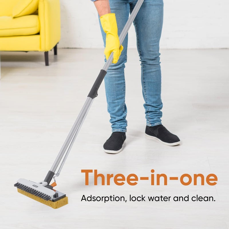 Superio Sponge Mop Refill for Mop 871 Only 9"x3" Screws: 6.5" Apart, 4 Pack - Image 3