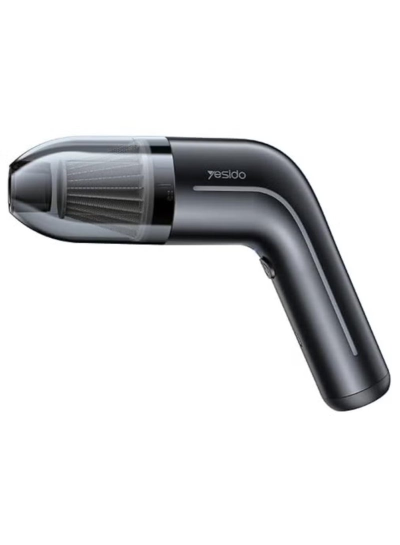 Yesido مكنسة كهربائية محمولة صغيرة قابلة لإعادة الشحن VC02 – محمولة، بدون سلك، شفط قوي لتنظيف المنزل، المكتب، والسيارة، تصميم مدمج، سهلة الاستخدام، بطارية قابلة لإعادة الشحن - Image 1