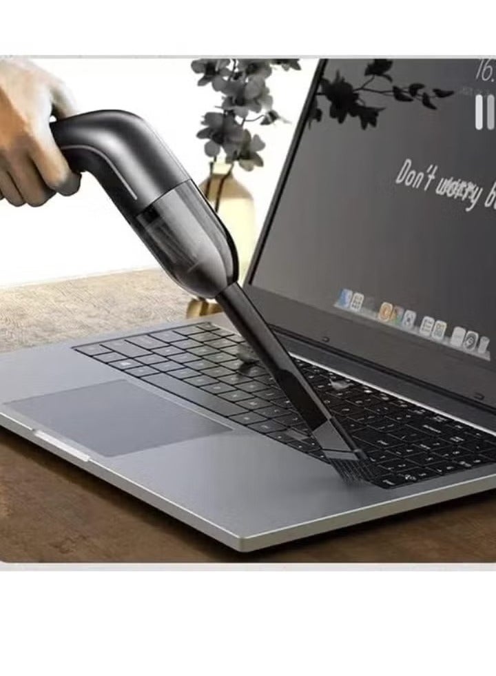 Yesido مكنسة كهربائية محمولة صغيرة قابلة لإعادة الشحن VC02 – محمولة، بدون سلك، شفط قوي لتنظيف المنزل، المكتب، والسيارة، تصميم مدمج، سهلة الاستخدام، بطارية قابلة لإعادة الشحن - Image 2