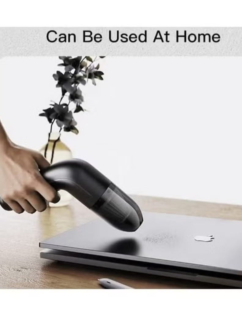 Yesido مكنسة كهربائية محمولة صغيرة قابلة لإعادة الشحن VC02 – محمولة، بدون سلك، شفط قوي لتنظيف المنزل، المكتب، والسيارة، تصميم مدمج، سهلة الاستخدام، بطارية قابلة لإعادة الشحن - Image 4