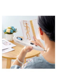 SYOSI Electronic Acupuncture Pen, Electric Acupressure Pen, Powerful Meridian Energy Pulse Massage Pen, Rechargeable Meridian Finder Acupoints Automatically Relief Pain Tools with 2 Massage Heads  - Image 5