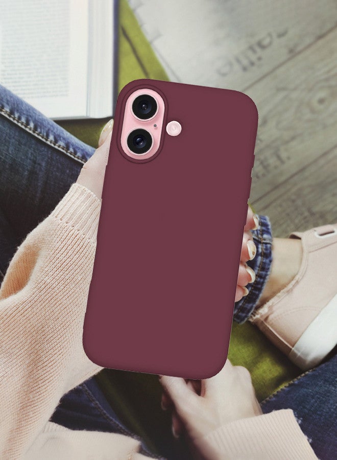 (for iPhone 16 Plus) Case, Slim Silicone Case, Full Covered Anti Scratch Shockproof Protective Cover - Image 5