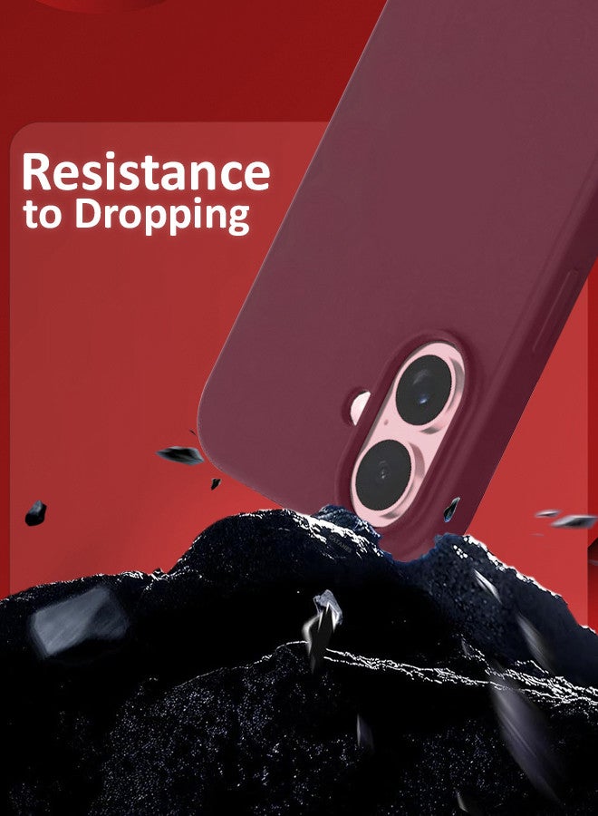 (for iPhone 16 Plus) Case, Slim Silicone Case, Full Covered Anti Scratch Shockproof Protective Cover - Image 2